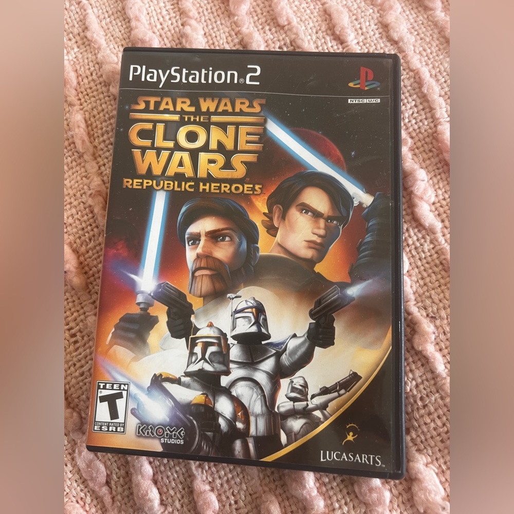 Star Wars The Clone Wars Republic Heroes (Sony PlayStation 2 2009) Ps2 No Manual